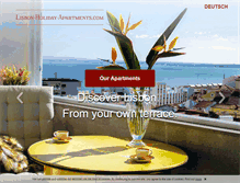 Tablet Screenshot of lisbon-holiday-apartments.com